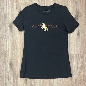 john wayne shirt white horse in size small